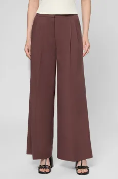 Женские коричневые брюки Коричневый 36 HUGO 50544107;201