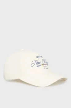 Женская белая кепка HAVEN COTTON CAP Белый ONESIZE Gant 4901007