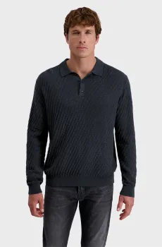 Мужское темно-синее поло Синий XL Pierre Cardin PC.-C5 51734.5133