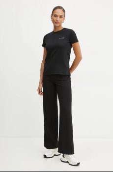 Хлопковая футболка Karl Lagerfeld ESSENTIAL