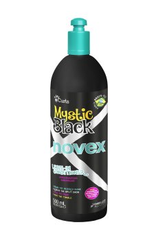 Несмываемый кондиционер для волос Novex Mystic Black Leave In Conditioner с маслом баобаба, 500 мл