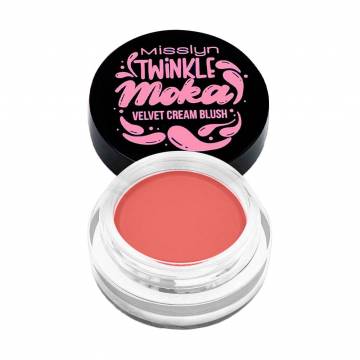 Кремовые румяна для лица Misslyn Twinkle Moka Velvet Cream Blush 01 Nude, 4.5 г Кремовые румяна для лица Misslyn Twinkle Moka Velvet Cream Blush 01 Nude, 4.5 г