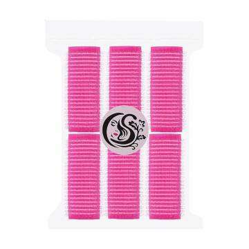 Бигуди-липучки для волос Cosmo Shop на поролоновой основе, малиновые, 25*63 мм, 6 шт (CS702) Бигуди-липучки для волос Cosmo Shop на поролоновой основе, малиновые, 25*63 мм, 6 шт (CS702)