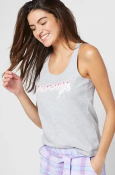 Женская серая майка CAROLINE Серый XS Etam 6505075