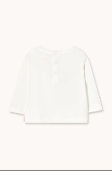 Хлопковый лонгслив для младенцев Tinycottons TINY DOG GRAPHIC BABY TEE