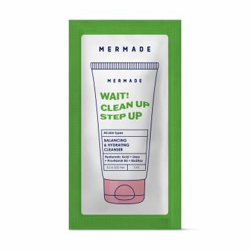 Балансировочный увлажняющий гель для умывания Mermade Wait! Clean Up Step Up для всех типов кожи, 5 мл (пробник) Балансировочный увлажняющий гель для умывания Mermade Wait! Clean Up Step Up для всех типов кожи, 5 мл (пробник)