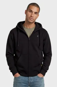 Мужское черное худи Premium core Черный L G-Star RAW D16122,C235