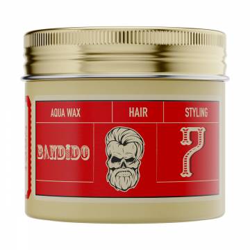 Мужской воск для укладки волос Bandido Aqua Wax Hair Styling Strong Red фиксация 7, на водной основе, 125 мл Мужской воск для укладки волос Bandido Aqua Wax Hair Styling Strong Red фиксация 7, на водной основе, 125 мл