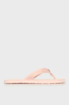 Женские розовые вьетнамки TH STRIPES BEACH SANDAL Розовый 36 Tommy Hilfiger FW0FW08528