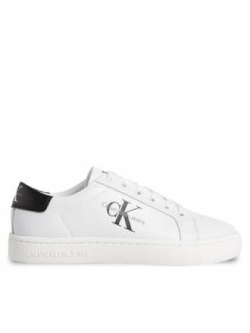 Calvin Klein Jeans Снікерcи Classic Cupsole Laceup Lth Wn YW0YW01269 Білий Calvin Klein Jeans Снікерcи Classic Cupsole Laceup Lth Wn YW0YW01269 Білий