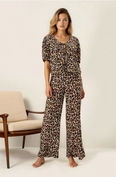 Піжамний комплект із віскози - різнобарвний