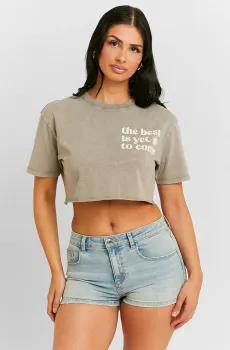 Женский серый топ Серый XS Tally Weijl STSCOTWILBO2