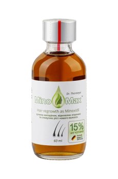 Мужской лосьон MinoMax 15% Hair Regrowth As Minoxidil для восстановления и стимуляции роста волос, 60 мл