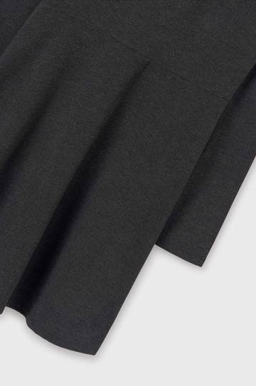 Детское платье Mayoral цвет серый mini прямое 7985 Детское платье Mayoral цвет серый mini прямое 7985