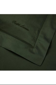 Хлопковый пододеяльник Ralph Lauren RL624 Dark Green 140 x 200 cm