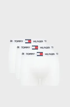 Мужские белые боксеры (3 шт) Белый XL Tommy Hilfiger UM0UM03835
