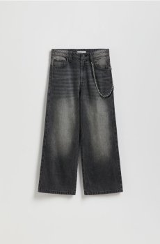 Reserved - Джинси baggy - чорний - 009FO-99J