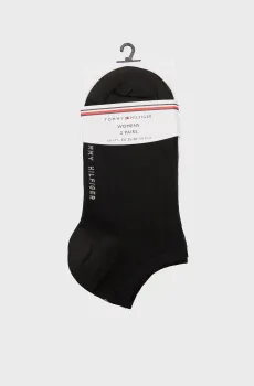 Женские черные носки (2 пары) SHINE Черный 39-42 Tommy Hilfiger 701233234