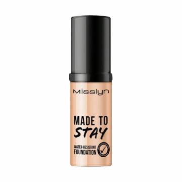 Тональная основа для лица Misslyn Made To Stay Water-Resistant Foundation 110 Light Rosy Nude, 25 мл