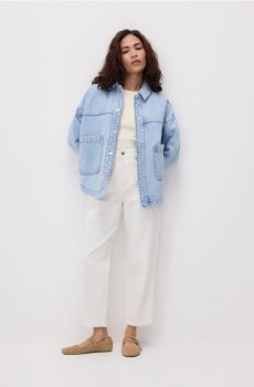 Reserved - Джинси mom fit з коротшою штанинoю - кремовий - 831IU-01J