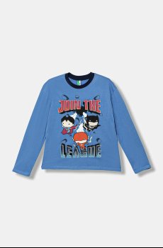 Детская хлопковая пижама United Colors of Benetton