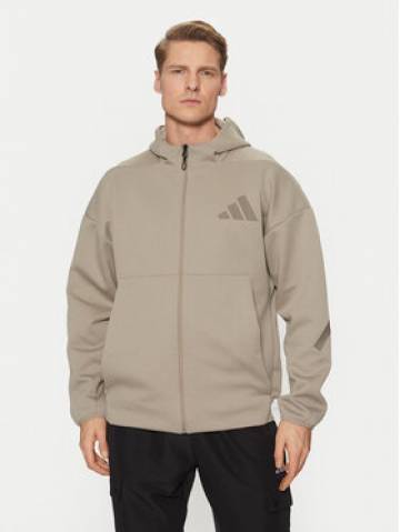 adidas Світшот Z.N.E. JC5495 Бежевий Regular Fit adidas Світшот Z.N.E. JC5495 Бежевий Regular Fit