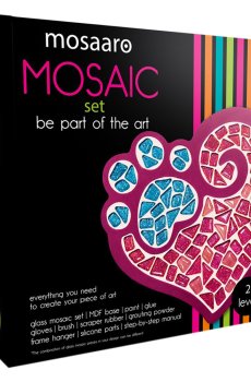 Мозаїка Mosaaro Лапа з серцем (MA2032)