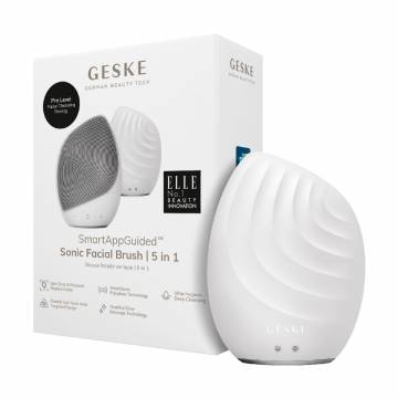 Электронная звуковая щетка для лица Geske Sonic Sonic Facial Brush 5 в 1 белый Электронная звуковая щетка для лица Geske Sonic Sonic Facial Brush 5 в 1 белый