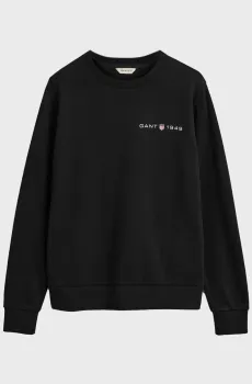 Женский черный свитшот REG PRINTED GRAPHIC Черный XS Gant 4200754