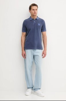 Хлопковое поло United Colors of Benetton