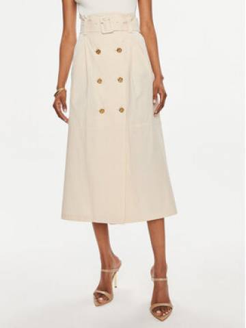 TWINSET Спідниця трапеція 241TT2055 Бежевий Regular Fit TWINSET Спідниця трапеція 241TT2055 Бежевий Regular Fit