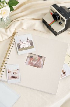 Фотоальбом типу scrapbook - кремовий