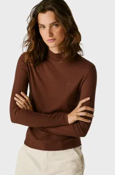 Женский коричневый гольф BARBARA Коричневый S Pepe Jeans PL5000042