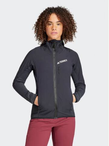 adidas Флісовий реглан IB1856 Чорний Slim Fit adidas Флісовий реглан IB1856 Чорний Slim Fit
