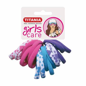 Набор резинок для волос Titania разноцветные, 4 см, 16 шт (7826 GIRL)