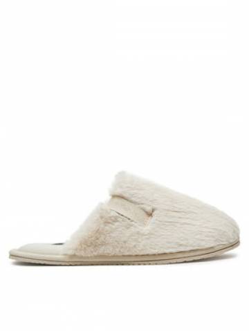 Calvin Klein Jeans Тапочки Hotel Slipper Fur After Glow YW0YW01593 Écru Calvin Klein Jeans Тапочки Hotel Slipper Fur After Glow YW0YW01593 Écru