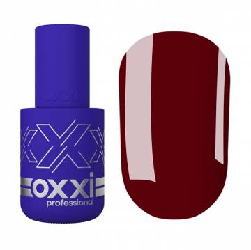 Гель-лак для ногтей Oxxi Professional 158 Марсала, эмаль, 10 мл
