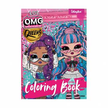 Книжка-раскраска Ideyka L. O.L O.M.G. Queens, 21*29 см (LCB14)