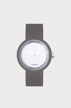 Женские серебетристые часы O clock Серебряный M O bag NWOCLOCKNW009