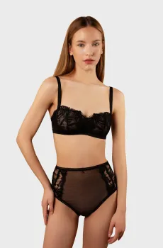 Женские черные трусики Черный M brabrabra SLZ25802121