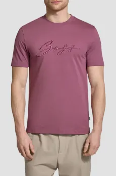 Мужская розовая футболка Розовый S BOSS 50531309;524