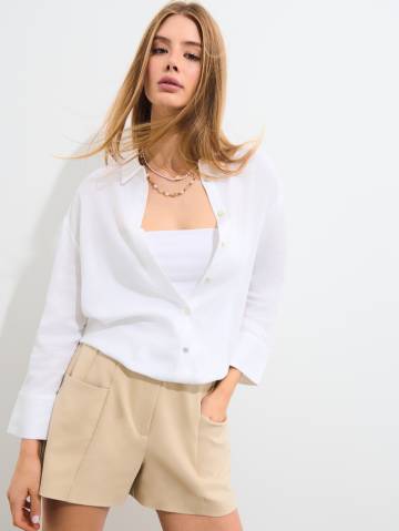 Mohito - Сорочка з додаванням віскози - білий - 40