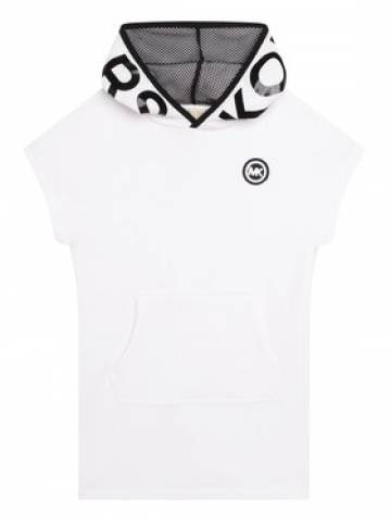 MICHAEL KORS KIDS Трикотажна сукня R12154 S Білий Regular Fit MICHAEL KORS KIDS Трикотажна сукня R12154 S Білий Regular Fit