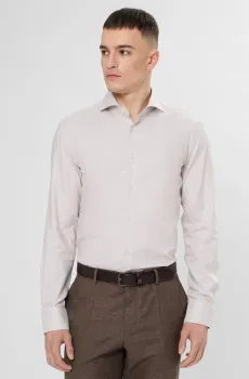 Мужская белая рубашка Белый 45 BOSS 50561659;286