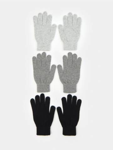 Рукавиці 3 шт. - сірий