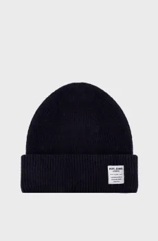 Мужская темно-синяя шапка WEST Синий ONESIZE Pepe Jeans PM040551