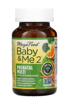 Витамины для беременных MegaFood Baby & Me 2 Prenatal Multi, 60 таблеток