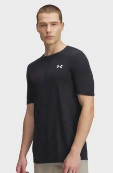Мужская черная футболка Vanish Seamless Novelty SS Черный XXL Under Armour 1388129-001