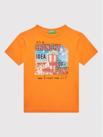 United Colors Of Benetton Футболка 3096C103Y Оранжевий Regular Fit United Colors Of Benetton Футболка 3096C103Y Оранжевий Regular Fit