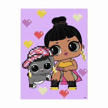 Алмазная мозаика Ideyka LOL Surprise! Honey Bun With Bunny Hun с частичной выкладкой, 15*20 см (AML1204) Алмазная мозаика Ideyka LOL Surprise! Honey Bun With Bunny Hun с частичной выкладкой, 15*20 см (AML1204)